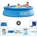 - piscina fuori terra in giro 305x76 cm blu include accessori coordinati a982