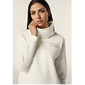 felpa donna comfort fit con collo a tubo snow white donna extra small