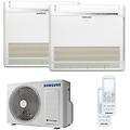 condizionatore console dual split 12000+12000 btu inverter a+++ unità esterna 5 0 kw