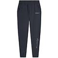 pantaloni con elastico sul fondo e dettagli floreali