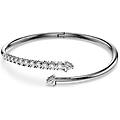 bracciale rigido sublima bianco placcato rutenio s