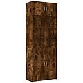 - armadietto rovere fumo 80x42 5x225 cm in truciolato