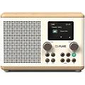 radio digitale portatile dab+-fm bluetooth 5. 3 bianco quercia