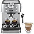 macchina caffe' espresso manuale 1. 7l 1325w acciaio inox