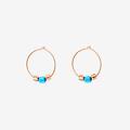 orecchini hoop mini granelli doc1001_granx_ctu9r