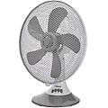 ventilatore da tavolo 40cm 5 pale 45w colore grigio e bianco per climatizzazione efficace e