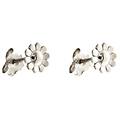 orecchini bambina fiore oro bianco 803321730748