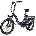 bicicletta elettrica pieghevole cy20. batteria da 20'' 36v 12ah