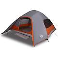 - tenda da campeggio a cupola 4 persone grigia impermeabile