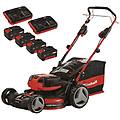 tagliaerba a batteria a velocità non regolabile gp-cm 36v l 47 cm 4 batterie incluse