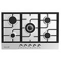 - piano cottura a gas tfbipcg75fgg 75 cm-inox