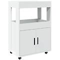 - carrello bar bianco 60x39 5x89 cm in legno multistrato