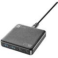 - multipower desk 65w caricabatterie da rete 4 porte gan 65w output totale 65w 2 porte usb da 18w 1