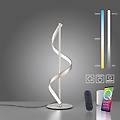 paul neuhaus lampada da tavolo led moderno q-swing argento 1235 lumen