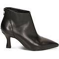 tronchetti donna neri tacco 7 cm