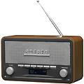 - dab-18 personale analogico e digitale nero grigio legno radio