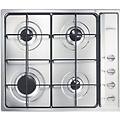 s64s piano cottura acciaio inox da incasso 60 cm gas 4 fornello(i) cappa da incasso