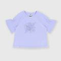 t-shirt in jersey da bambina rosa taglia 6