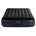 materasso gonfiabile due piazze con pompa integrata dura beam nero 64124nd