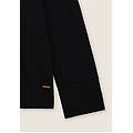 felpa donna con grafica in strass e inserti a micro-trecce nero donna xx large