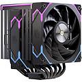 refrigerazione aria socket lga 1700 am5 120mm glide g300 black dual fan led rgb