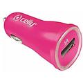 carica batterie da auto 1a usb rosa