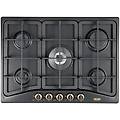 anf 57 pro linea country piano cottura a gas 5 fuochi griglie in ghisa bruciatore tripla corona 70