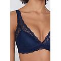 reggiseno triangolo in pizzo riciclato havana donna blu tama&ntilde;o 5b