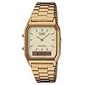 orologio vintage edgy gold aq 230ga 9dmqyes