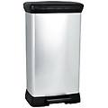 Curver 50l Plastica Nero Argento Quadrato Pedale