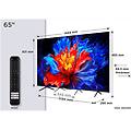 TCL tv qled 4k 65'' 144hz smart tv google tv audio onkyo dolby vision
