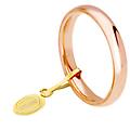 fede nuziale comoda 3 mm oro rosa