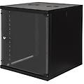 armadio rack 19 12 unita da muro (a)620x (l)540 x profondita 600 mm. colore nero