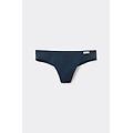 slip brasiliana in cotone donna blu taglia 3
