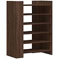 - scarpiera rovere marrone 74 5x37 5x100 cm in legno multistrato