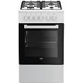 fss52020dw cucina a gas 4 fuochi 1 forno elettrico 50 cm classe a bianco