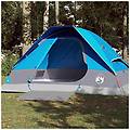 - tenda da campeggio a cupola per 4 persone blu impermeabile