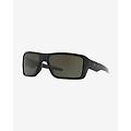 occhiali double edge nero con lenti dark grey