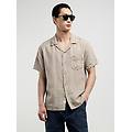 camicia relaxed fit con taschino