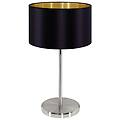 lampada da tavolo glamour maserlo cotone e27