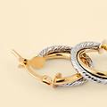 orecchini a cerchio toujours oro bicolore collezione toujours bicolore