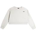 felpa donna corta comfort fit in felpa poliestere