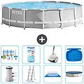 - piscina fuori terra in giro 427x107 cm grigio include accessori coordinati a2214