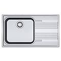 lavello 1 vasca (86x50cm) srx 611 smart inox spazzolato 101 0356 881