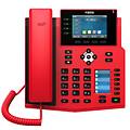 x5u-r telefono ip nero rosso 16 linee wi-fi