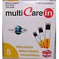 multicare in trigliceridi 5 strisce reagenti per auto analisi