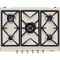 Smeg Piano Cottura Srv876avogh A Gas 5 Fuochi Gas Colore Avena