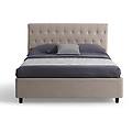 evergreenweb letto matrimoniale con contenitore venezia beige