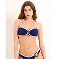 fascia con coppe estraibili costume anita / blu navy / 4 blu navy