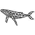 - puzzle da parete in legno balena 89 cm